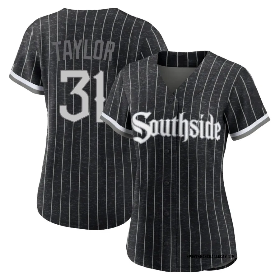 Grant Taylor Women's Chicago White Sox Black Authentic 2021 City Connect Jersey