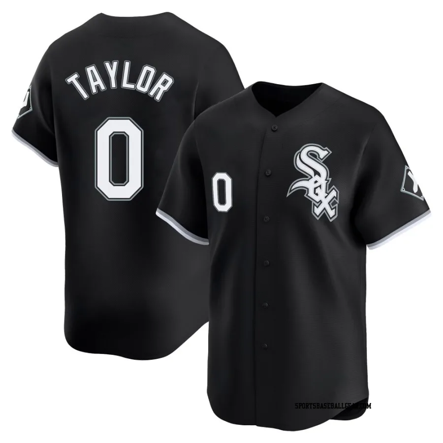 Grant Taylor Youth Chicago White Sox Black Limited Alternate Jersey