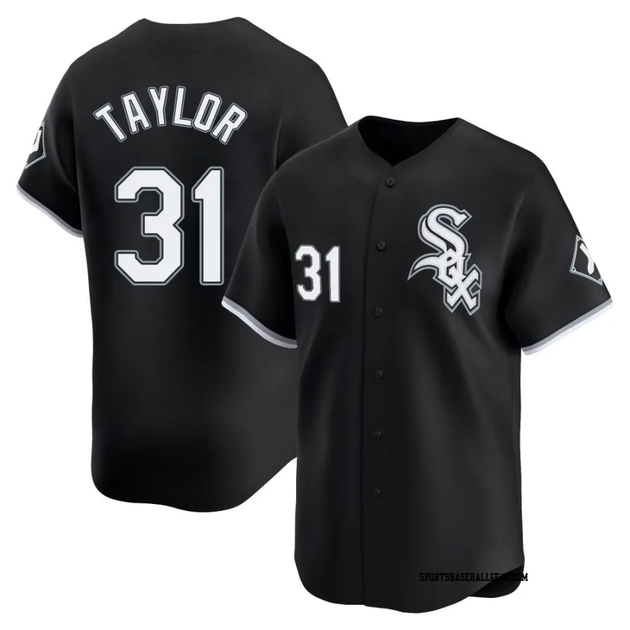 Grant Taylor Youth Chicago White Sox Black Limited Alternate Jersey