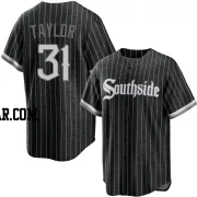 Grant Taylor Youth Chicago White Sox Black Replica 2021 City Connect Jersey