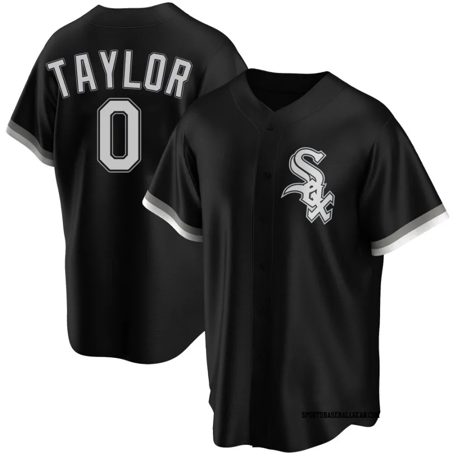 Grant Taylor Youth Chicago White Sox Black Replica Alternate Jersey