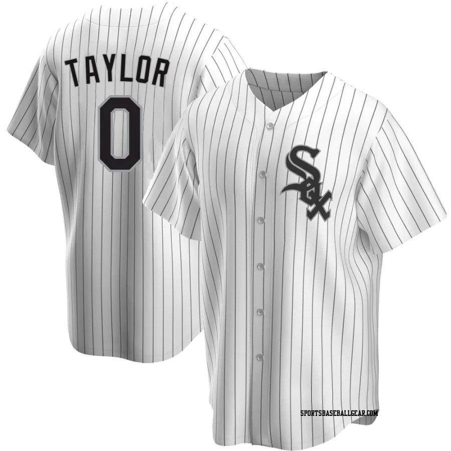 Grant Taylor Youth Chicago White Sox White Replica Home Jersey