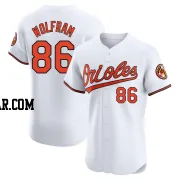 Grant Wolfram Men's Baltimore Orioles White Elite Home Jersey