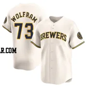 Grant Wolfram Youth Milwaukee Brewers Cream Limited Home Jersey