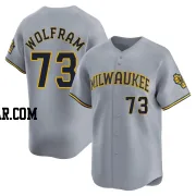 Grant Wolfram Youth Milwaukee Brewers Gray Limited Away Jersey