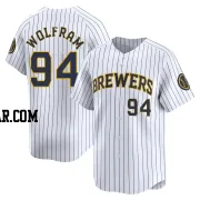 Grant Wolfram Youth Milwaukee Brewers White Limited Alternate Jersey