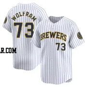 Grant Wolfram Youth Milwaukee Brewers White Limited Alternate Jersey