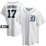 Grayson Greiner Men's Detroit Tigers White Replica Home Jersey