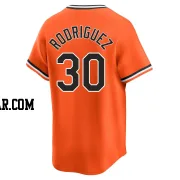 Grayson Rodriguez Youth Baltimore Orioles Orange Limited Cooperstown Collection Jersey