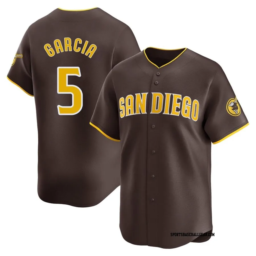 Greg Garcia Men's San Diego Padres Brown Limited Away Jersey