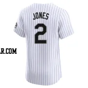 Greg Jones Men's Colorado Rockies White Elite Home Jersey
