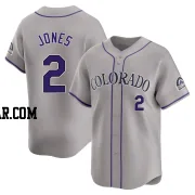 Greg Jones Youth Colorado Rockies Gray Limited Road Jersey