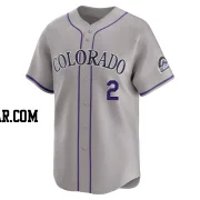 Greg Jones Youth Colorado Rockies Gray Limited Road Jersey