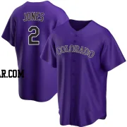 Greg Jones Youth Colorado Rockies Purple Replica Alternate Jersey
