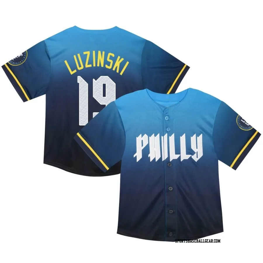 Greg Luzinski Toddler Philadelphia Phillies Blue Limited 2024 City Connect Jersey