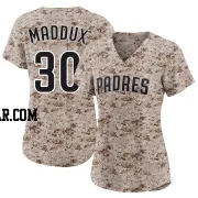 Greg Maddux Women's San Diego Padres Camo Limited 2nd Alternate Jersey