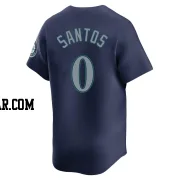 Gregory Santos Men's Seattle Mariners Navy Limited Road Jersey