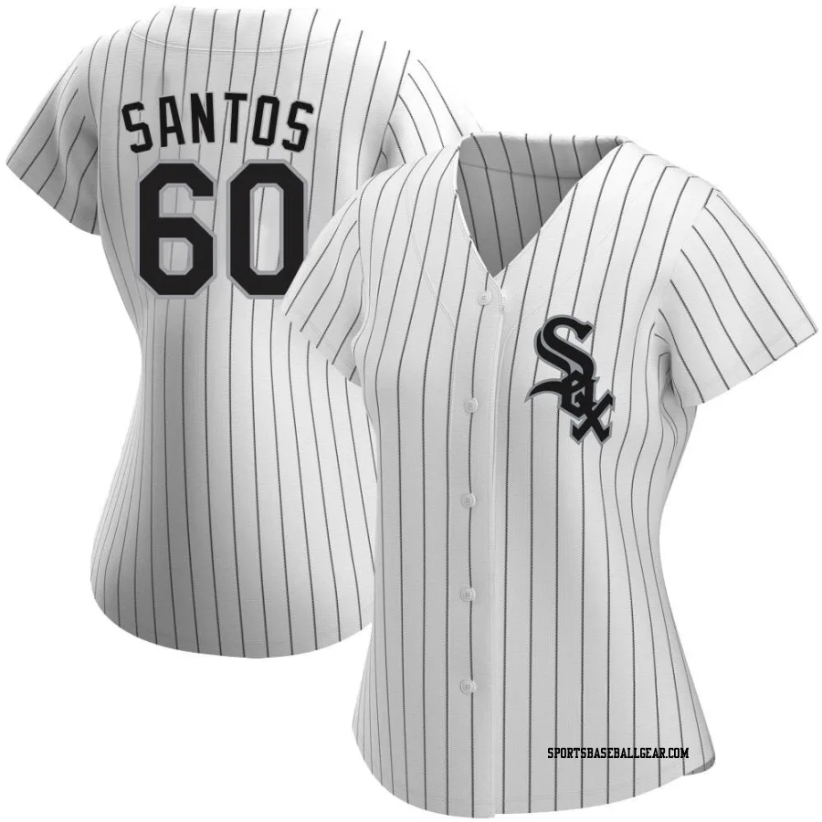 Gregory Santos Women's Chicago White Sox White Authentic Home Jersey