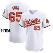 Gregory Soto Men's Baltimore Orioles White Elite Home Jersey
