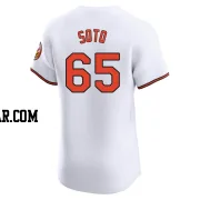 Gregory Soto Men's Baltimore Orioles White Elite Home Jersey