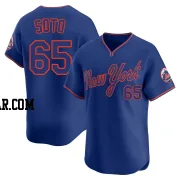 Gregory Soto Men's New York Mets Royal Limited Alternate 2 Jersey