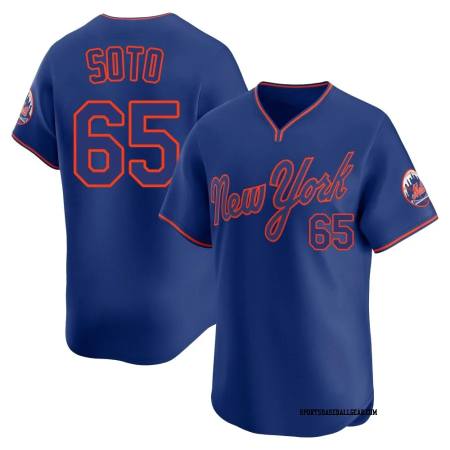 Gregory Soto Men's New York Mets Royal Limited Alternate 2 Jersey