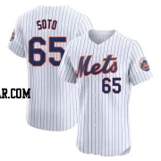 Gregory Soto Men's New York Mets White Elite Home Jersey