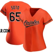 Gregory Soto Women's Baltimore Orioles Orange Authentic Alternate Jersey