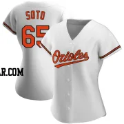 Gregory Soto Women's Baltimore Orioles White Authentic Home Jersey
