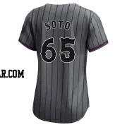 Gregory Soto Women's New York Mets Limited Graphite 2024 City Connect Jersey