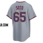 Gregory Soto Youth New York Mets Gray Replica Away 2.0 Jersey
