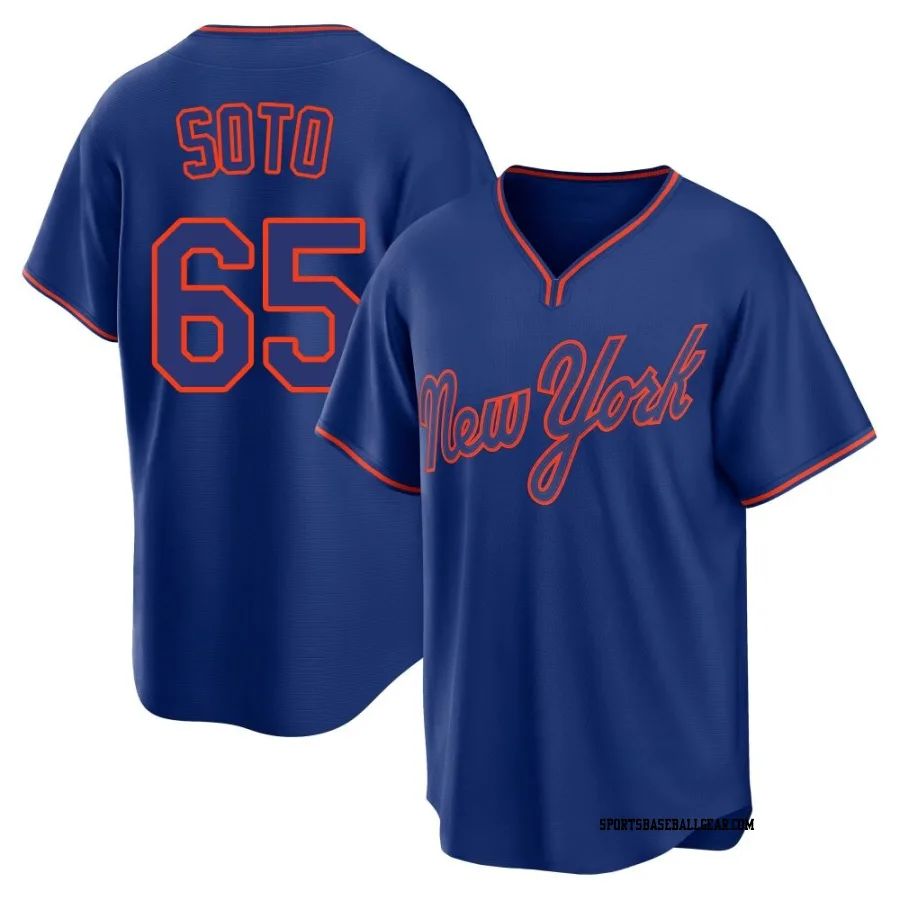 Gregory Soto Youth New York Mets Royal Replica Alternate 2 Jersey