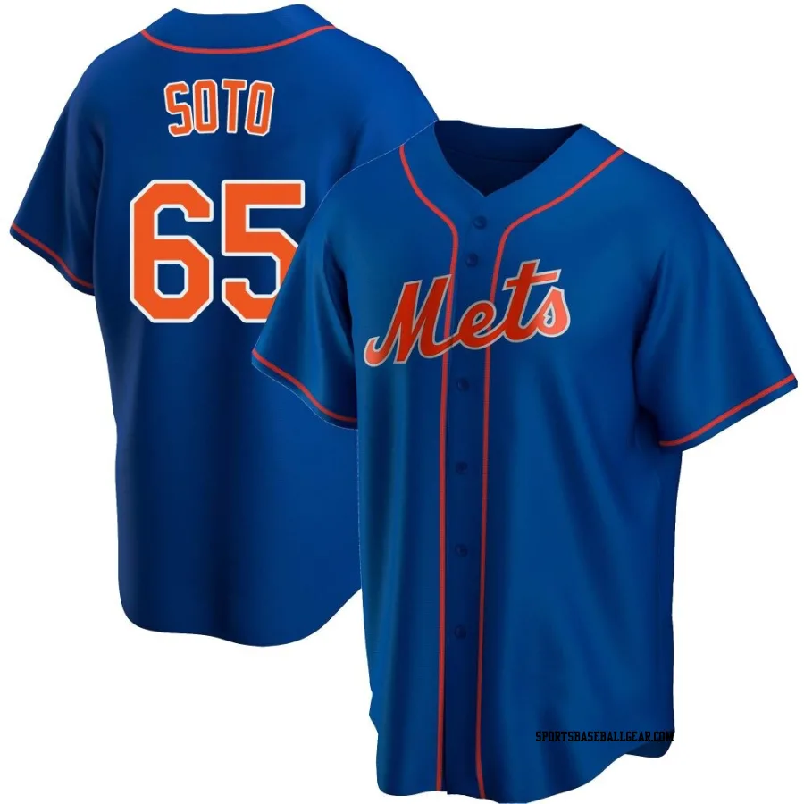 Gregory Soto Youth New York Mets Royal Replica Alternate Jersey