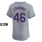 Griffin Canning Men's New York Mets Gray Elite Road Jersey