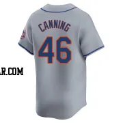 Griffin Canning Youth New York Mets Gray Limited Away Jersey