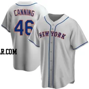 Griffin Canning Youth New York Mets Gray Replica Road Jersey