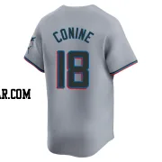 Griffin Conine Youth Miami Marlins Gray Limited Road Jersey