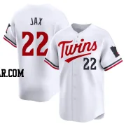 Griffin Jax Men's Minnesota Twins White Limited Home Jersey