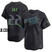 Griffin Jax Men's Tampa Bay Rays Charcoal Limited 2024 City Connect Jersey