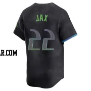 Griffin Jax Men's Tampa Bay Rays Charcoal Limited 2024 City Connect Jersey