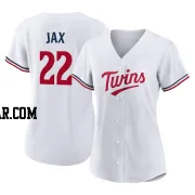 Griffin Jax Women's Minnesota Twins White Authentic Home Jersey