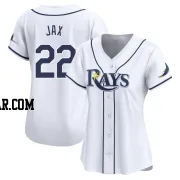 Griffin Jax Women's Tampa Bay Rays White Limited Home Jersey