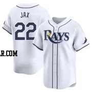 Griffin Jax Youth Tampa Bay Rays White Limited Home Jersey