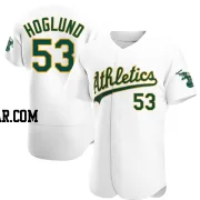 Gunnar Hoglund Men's Oakland Athletics White Authentic Home Jersey