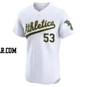 Gunnar Hoglund Men's Oakland Athletics White Elite Home Jersey