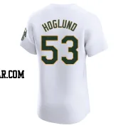 Gunnar Hoglund Men's Oakland Athletics White Elite Home Jersey