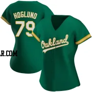 Gunnar Hoglund Women's Oakland Athletics Green Replica Kelly Alternate Jersey