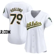 Gunnar Hoglund Women's Oakland Athletics White Limited Home Jersey
