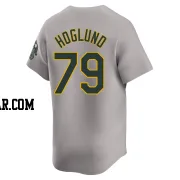Gunnar Hoglund Youth Oakland Athletics Gray Limited Away Jersey