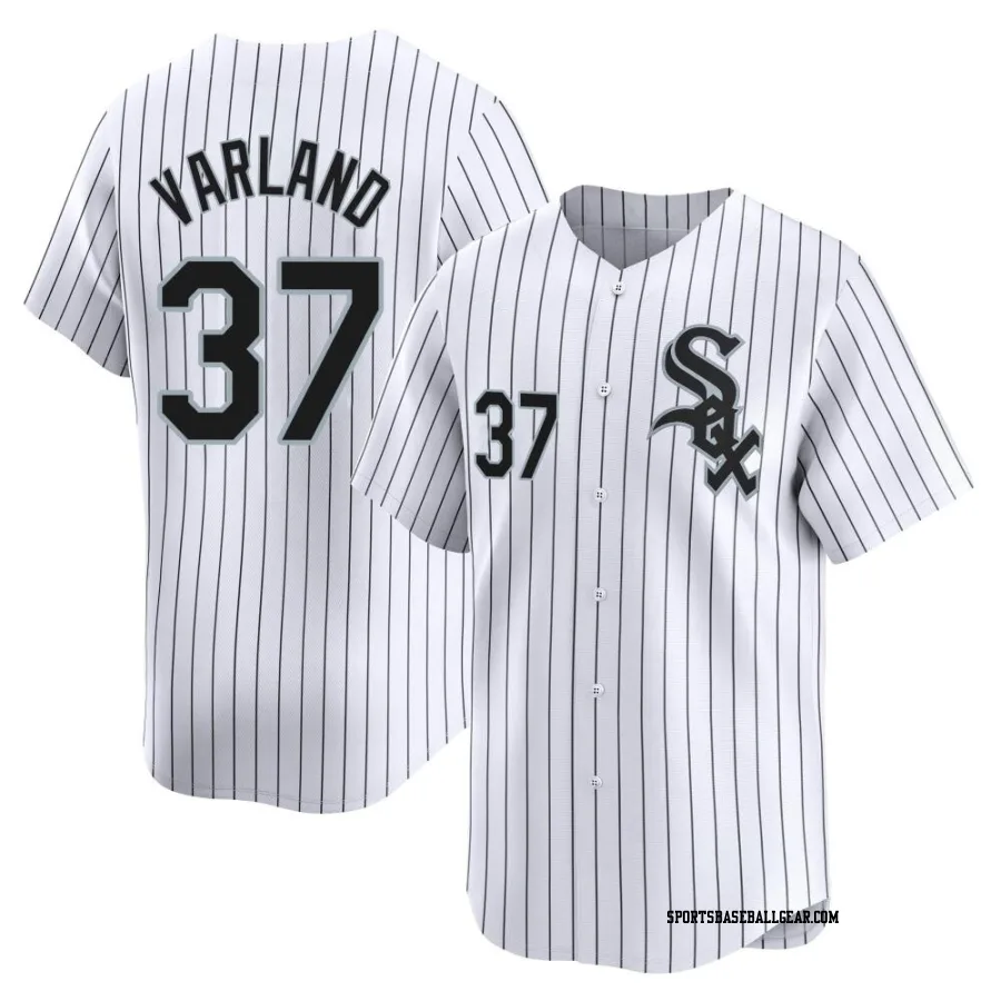 Gus Varland Men's Chicago White Sox White Limited Home Jersey